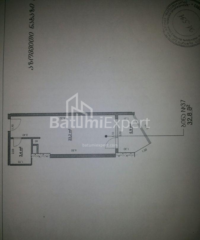 Բնակարան 33 մ² - Թբել-Աբուսերիձե, Batumi, Վրաստан