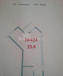 Բնակարան 33 մ² - Զուրաբա Գորգիլաձե, Batumi, Վրաստан