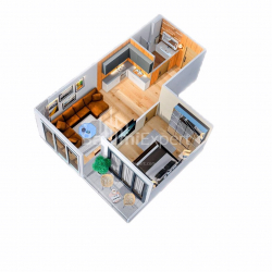 Բնակարան 2-комн 55 m² - Պետրա Բագրատիոնի, Batumi