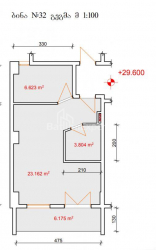 Բնակարան 1-комн 41 m² - Ալեքսանդրա Գրիբոեդովա, Batumi