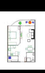 Բնակարան 2-комн 60 m² - Իվանե Ջավախիշվիլի, Batumi