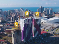 Բնակարան 85 մ² - Պետրա Բագրատիոնի, Batumi, Վրաստан