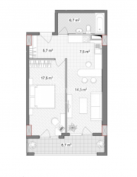 Բնակարան 2-комн 61.5 m² - Վախթանգ Գորգասալի, Batumi